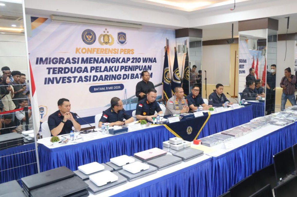 Online Scam Berkedok Investasi Fiktif di Batam Terbongkar, 210 WNA Diamankan