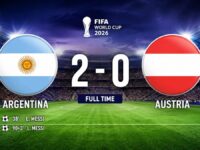 Hasil Piala Dunia 2026: Argentina Kalahkan Austria 2-0