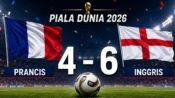 Prancis vs Inggris Berakhir 4-6, The Three Lions Amankan Posisi Ketiga Piala Dunia 2026