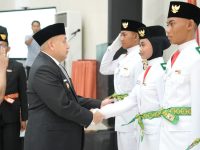 70 Paskibraka Makassar Dikukuhkan, Siap Jalankan Tugas pada HUT ke-81 RI