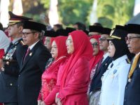Melinda Aksa Hadiri Upacara HUT ke-81 RI di Karebosi, Tekankan Peran Keluarga Isi Kemerdekaan