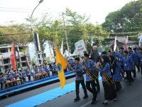 38 Provinsi dan 79 Kementerian-Lembaga Ikuti Defile MTQ KORPRI di Makassar