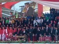 Ketua DPRD Pangkep Haris Gani Bacakan Proklamasi, Ajak Warga Lanjutkan Perjuangan