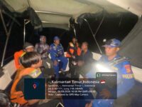 Kapal Pemancing Terbalik di Perairan Susuk, Polairud Kutim Selamatkan Enam Orang