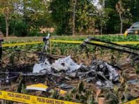 Pesawat Sky Ranger Jatuh di Persawahan Blora