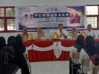 Bupati Pangkep Muhammad Yusran Lalogau membuka pelatihan kerja Disnaker Pangkep 2026 di BLK Bontoa