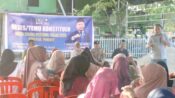Abdul Rauf menyerap aspirasi warga saat reses DPRD Pangkep di Kelurahan Bonto Langkasa, Kecamatan Minasatene.