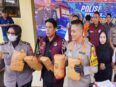 Barang bukti ganja seberat 12 kilogram yang diungkap Polresta Bandung