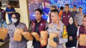Barang bukti ganja seberat 12 kilogram yang diungkap Polresta Bandung