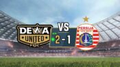 Dewa United mengalahkan Persija Jakarta 2-1 dalam lanjutan BRI Super League 2026/2027.