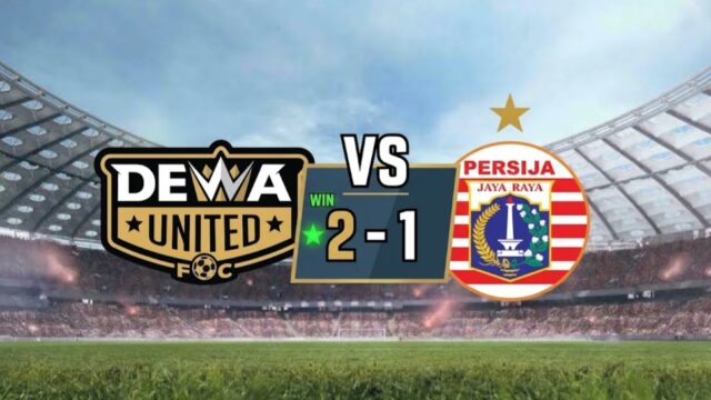 Dewa United mengalahkan Persija Jakarta 2-1 dalam lanjutan BRI Super League 2026/2027.