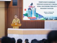 Andi Zulkifly memimpin rapat validasi DTSEN Pemkot Makassar 2026