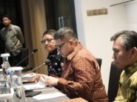 Munafri Arifuddin atau Appi memaparkan inovasi jaminan hari tua bagi pekerja rentan Makassar di Jamsostek Award 2026.