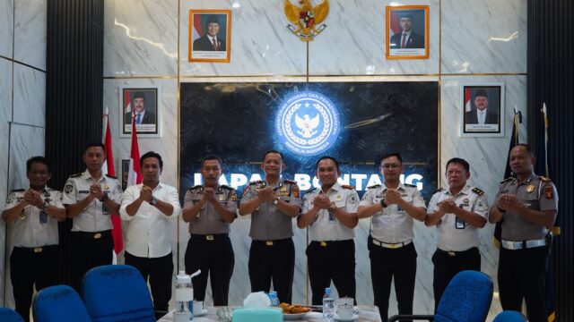 Kunjungan silaturahmi Kapolres Bontang di Lapas Kelas IIA Bontang
