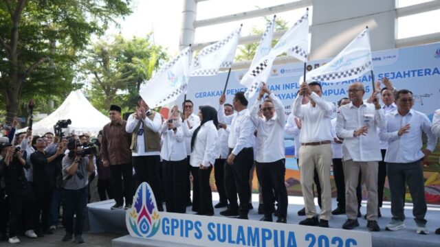 Wali Kota Makassar Munafri Arifuddin menghadiri peluncuran GPIPS 2026 di Pelabuhan Soekarno-Hatta Makassar