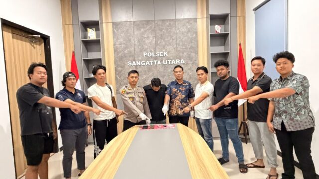 Polisi mengungkap dugaan kasus sabu di rumah kos Sangatta Utara, Kutai Timur.