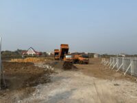 Penimbunan lahan pembangunan Stadion Untia oleh Pemkot Makassar