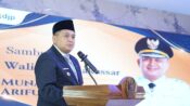 Munafri Arifuddin atau Appi saat menghadiri Tax Gathering DJP Sulselbartra 2026 di Makassar