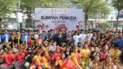 Wali Kota Makassar Munafri Arifuddin memimpin upacara Hari Sumpah Pemuda ke-98 di Balai Kota Makassar, 28 Oktober 2026.