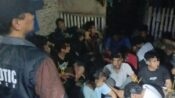 Penggerebekan dugaan lokasi peredaran narkoba oleh Polda Sumatera Utara di Medan Area
