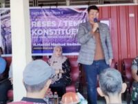 Reses H Mantiri Mashud Hadade bersama warga Bonto Rannu membahas persoalan air bersih dan bantuan pompa air di Pangkep