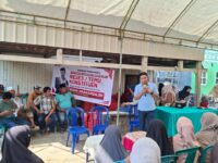 Ririn Prakarsa menyerap aspirasi warga terkait krisis air bersih saat reses di Desa Bulu Cindea, Pangkep.